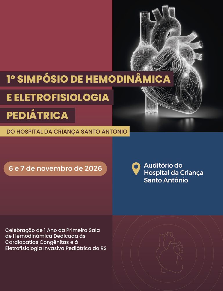 1&ordm; Simp&oacute;sio de Hemodin&acirc;mica e Eletrofisiologia Pedi&aacute;trica do Hospital Da Crian&ccedil;a Santo Ant&ocirc;nio